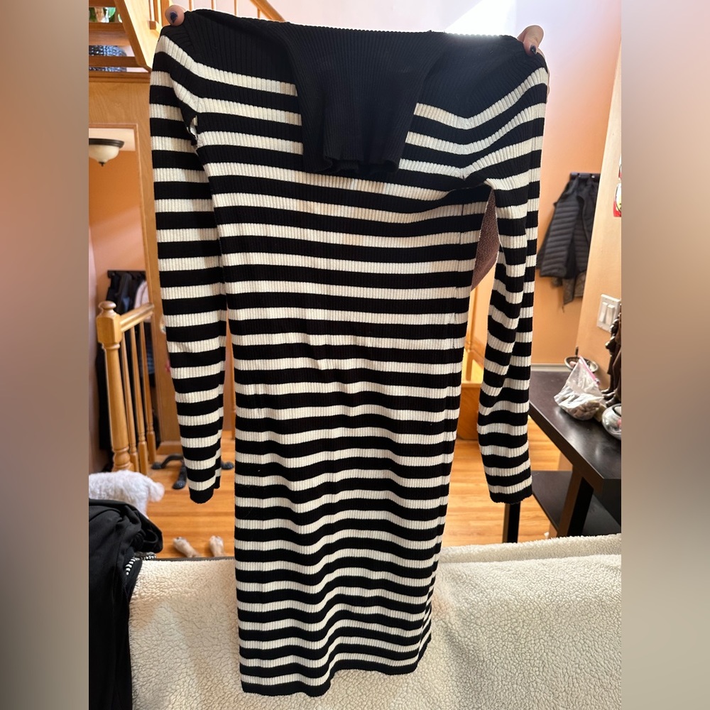 Long turtleneck dress